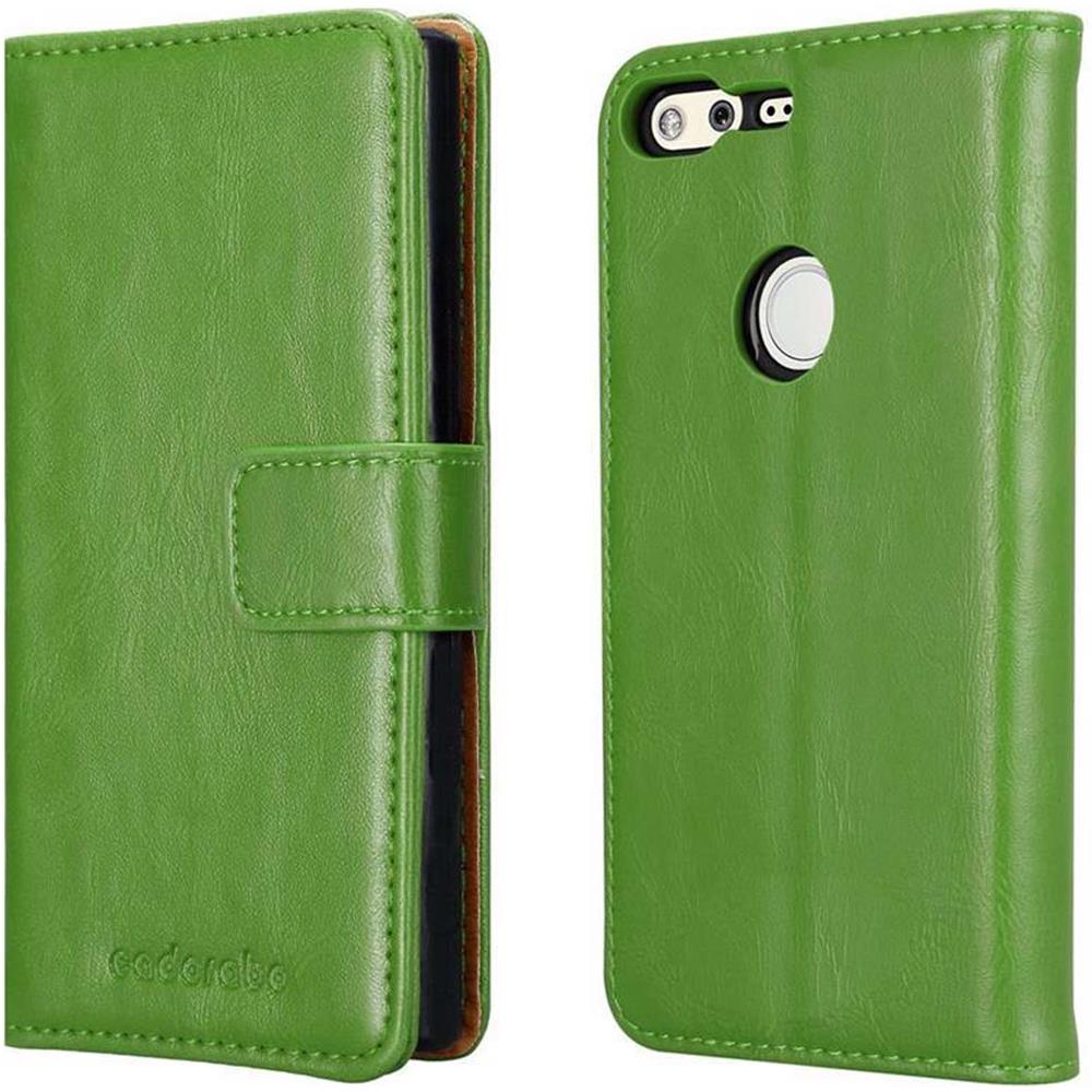 Custodia Compatibile Con Google Pixel In Verde Erbe - Coperchio Protettiva Con Chiusura Magnetica, Funzione Stand E Tasca Per Le Carte - Foto 8