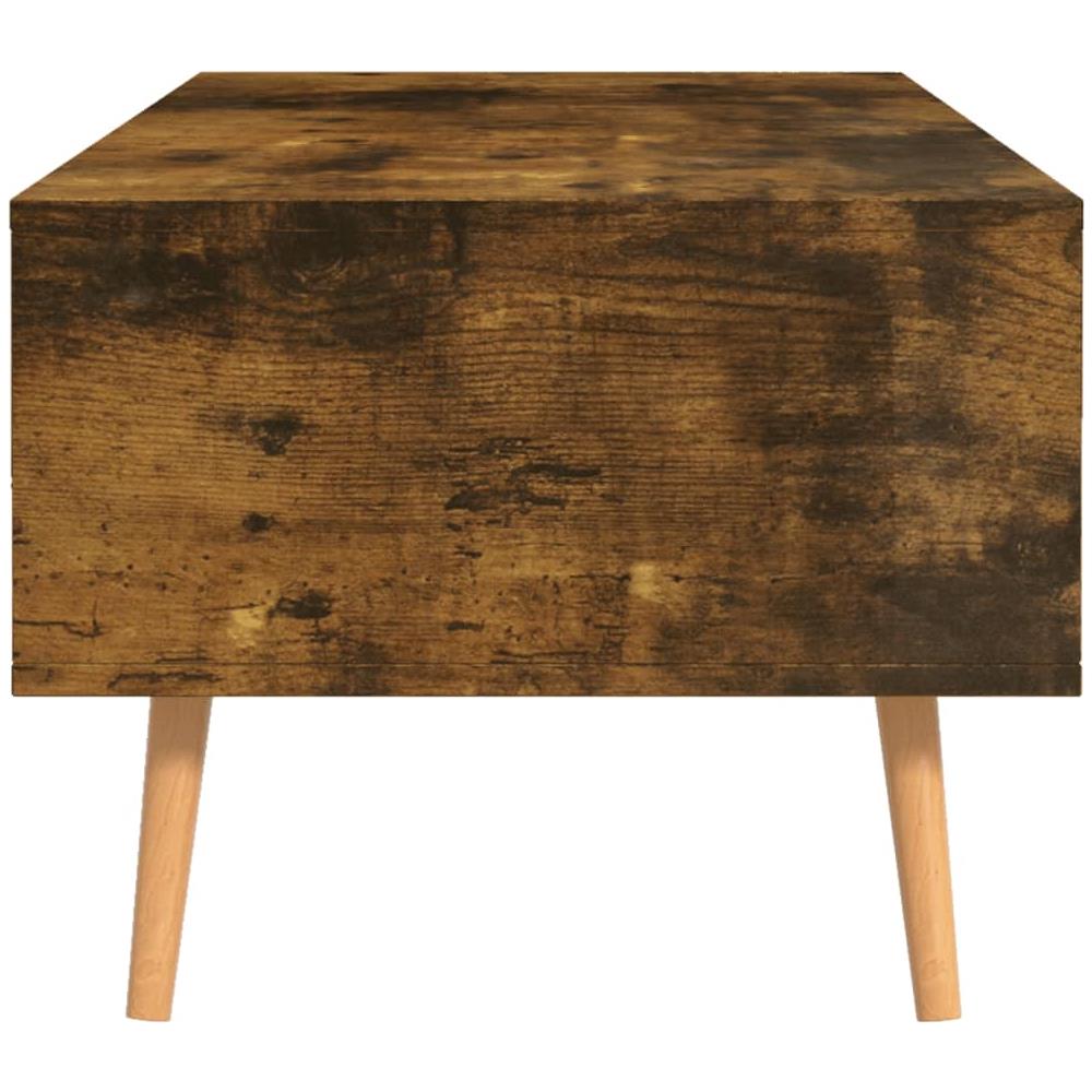 Tavolino Salotto Rovere Fumo 100x49,5x43 cm Legno Multistrato - Foto 2