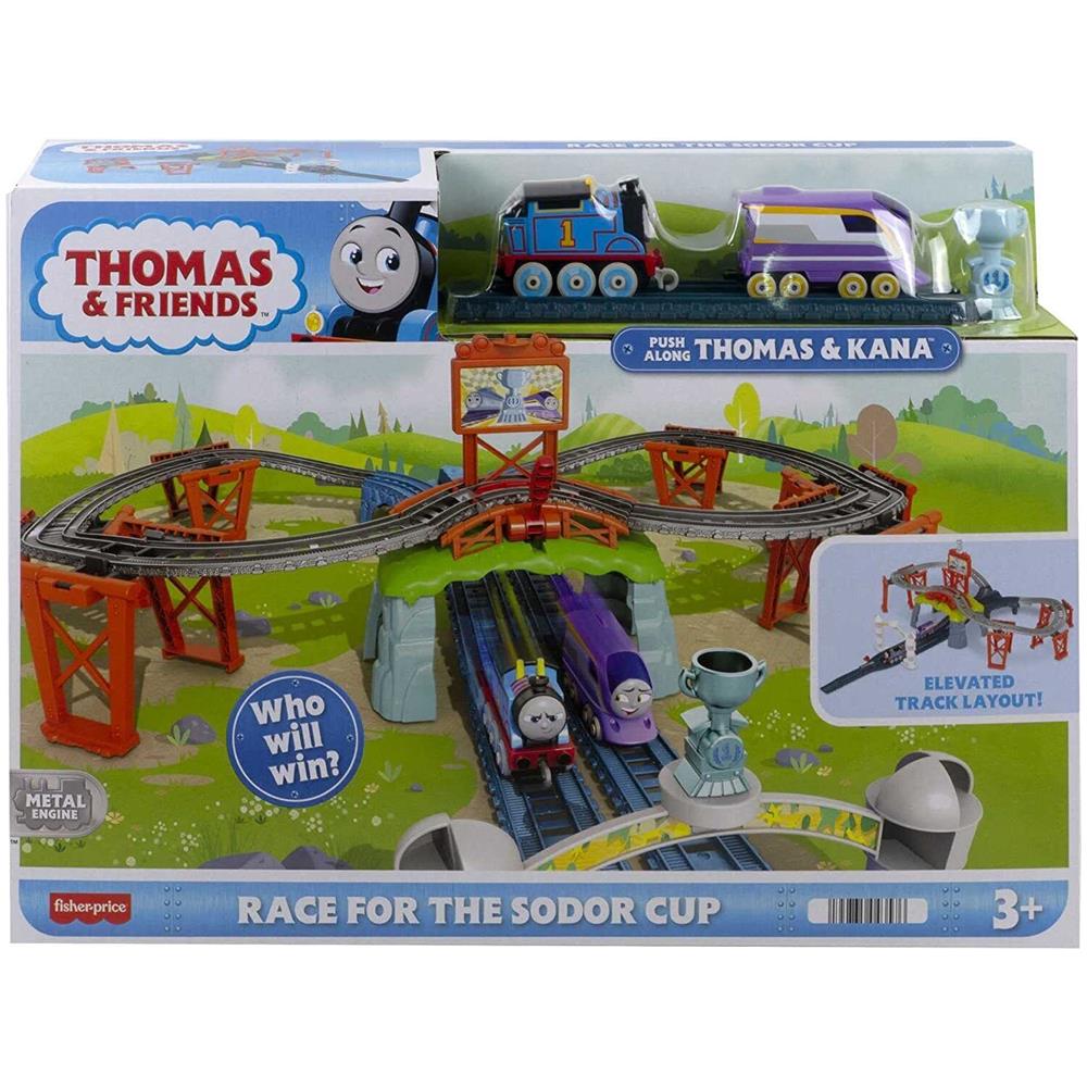 Il Trenino Thomas - Pista Della Sodor Cup Con Personaggi Thomas E Kana - Foto 2