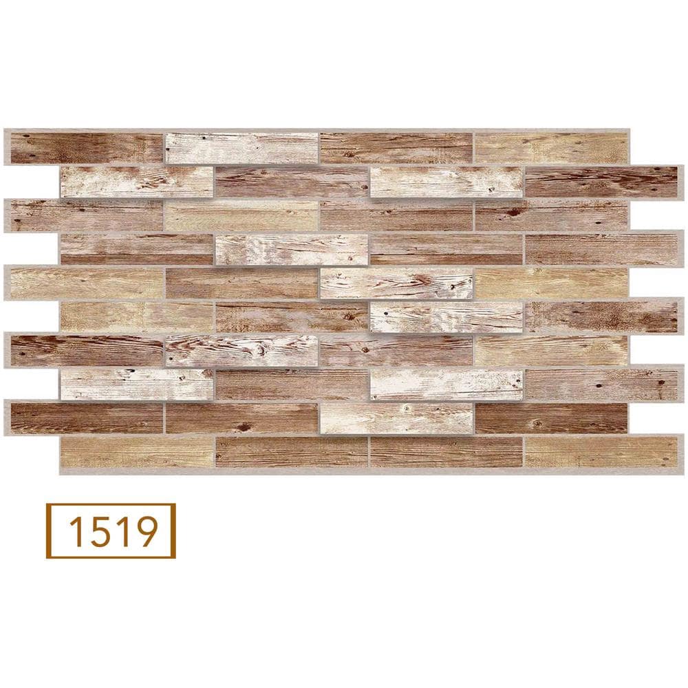 Pannelli 3d Rivestimento A Parete In Pvc Effetto Pietra,mattoni,ceramiche, Legno Realistici E Isolanti. - 1591 (mis. 980x480mm) - Foto 1