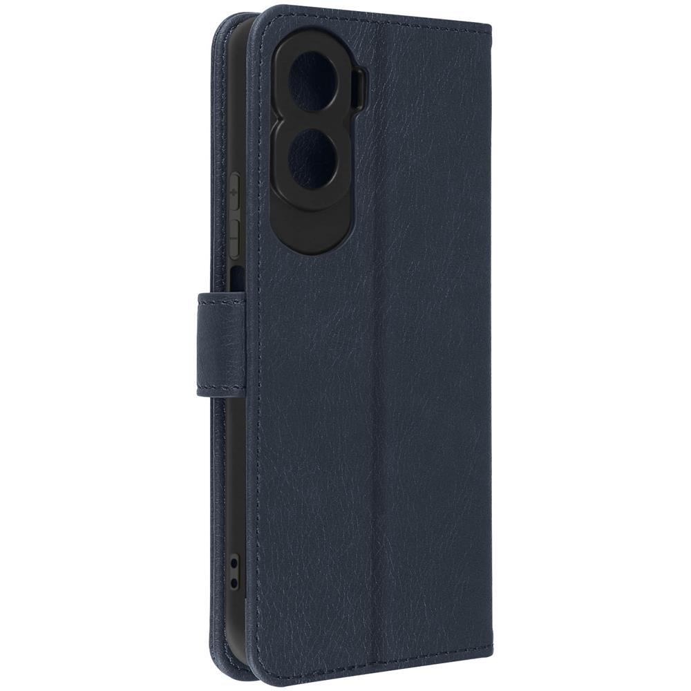 Custodia Per Honor 90 Lite Copertina Portacarte Funzione Supporto Blu - Foto 1