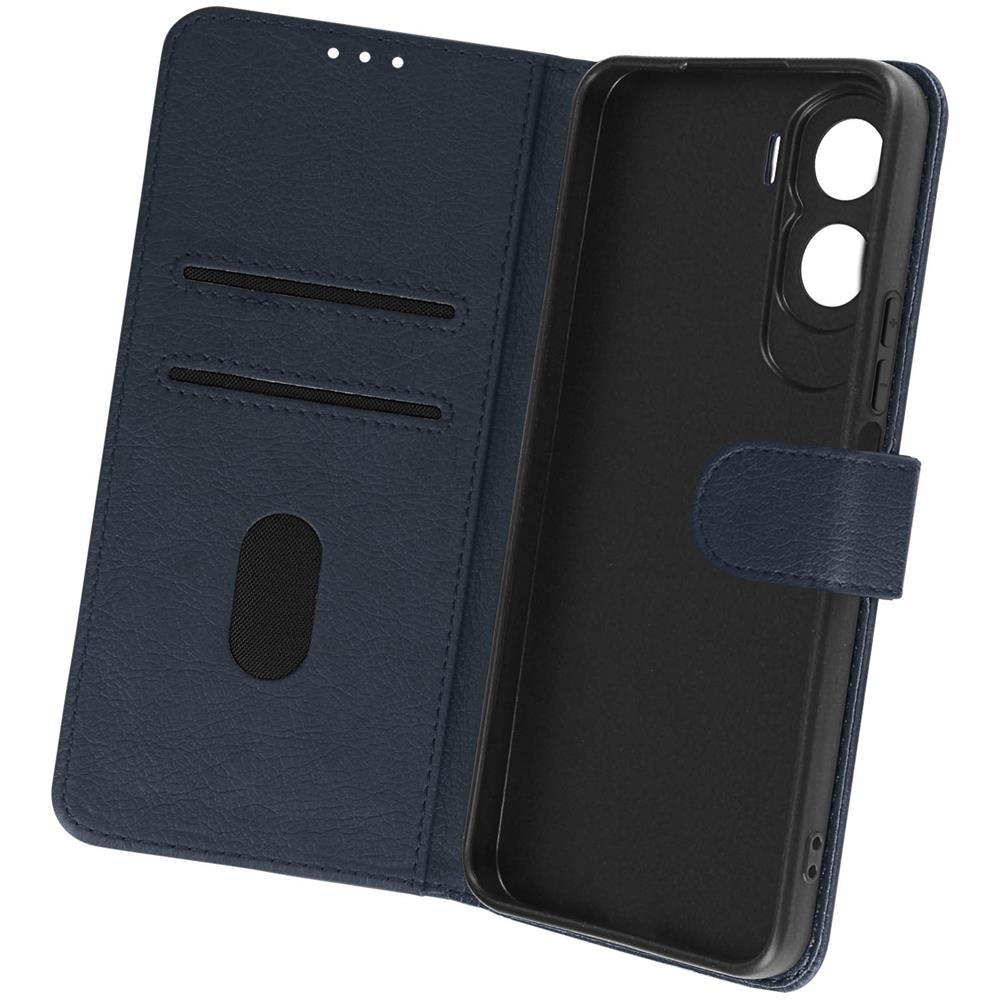 Custodia Per Honor 90 Lite Copertina Portacarte Funzione Supporto Blu - Foto 5