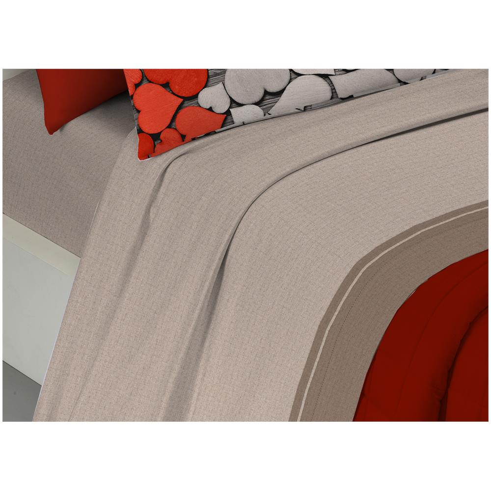 Completo Lenzuola In 100% Cotone Linea Digitale Spin-off Disegno Love Love - Foto 2