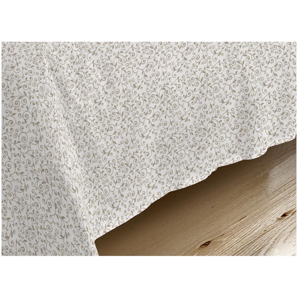 Completo Lenzuola Letto Camera In 100% Cotone Made Italy Vari Disegni Rp 2 Piazze Stefy Beige - Foto 5