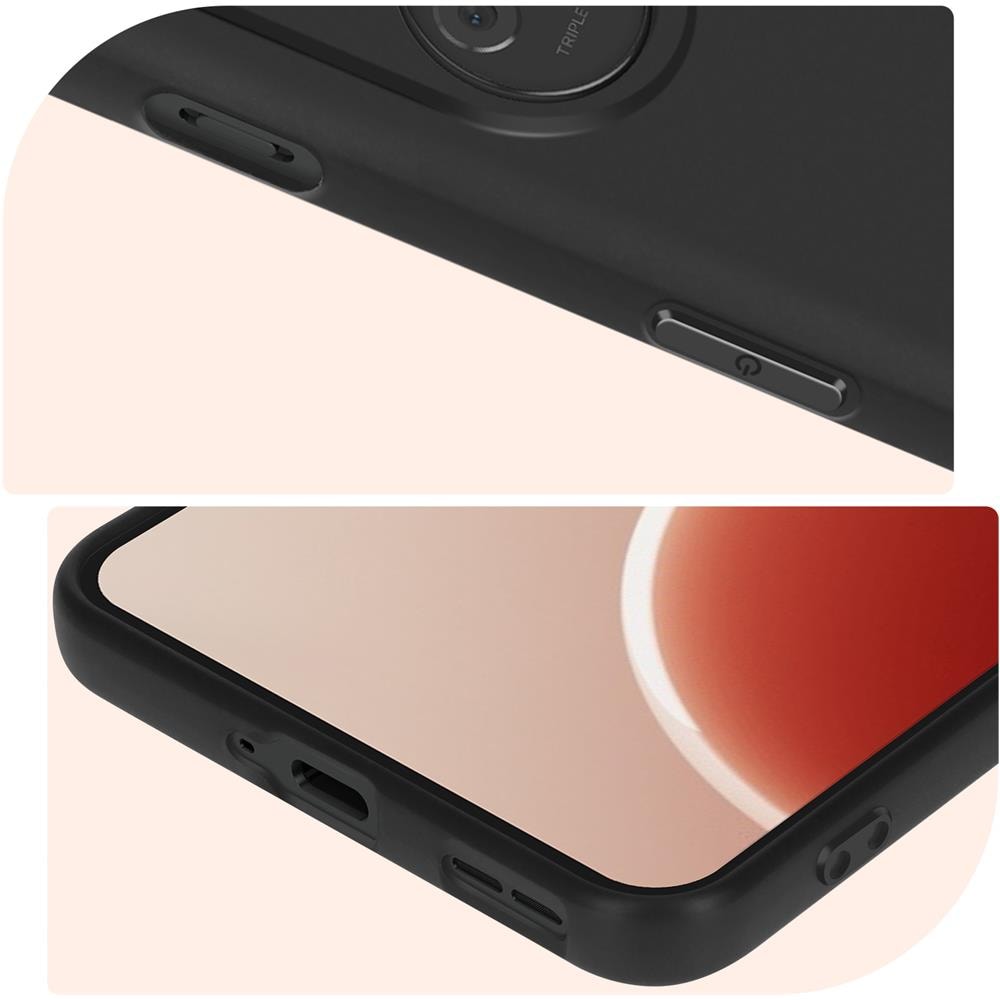 Cover Per Oneplus Nord 3 5g Silicone Soft Touch Classic Case Mat Nera - Foto 2