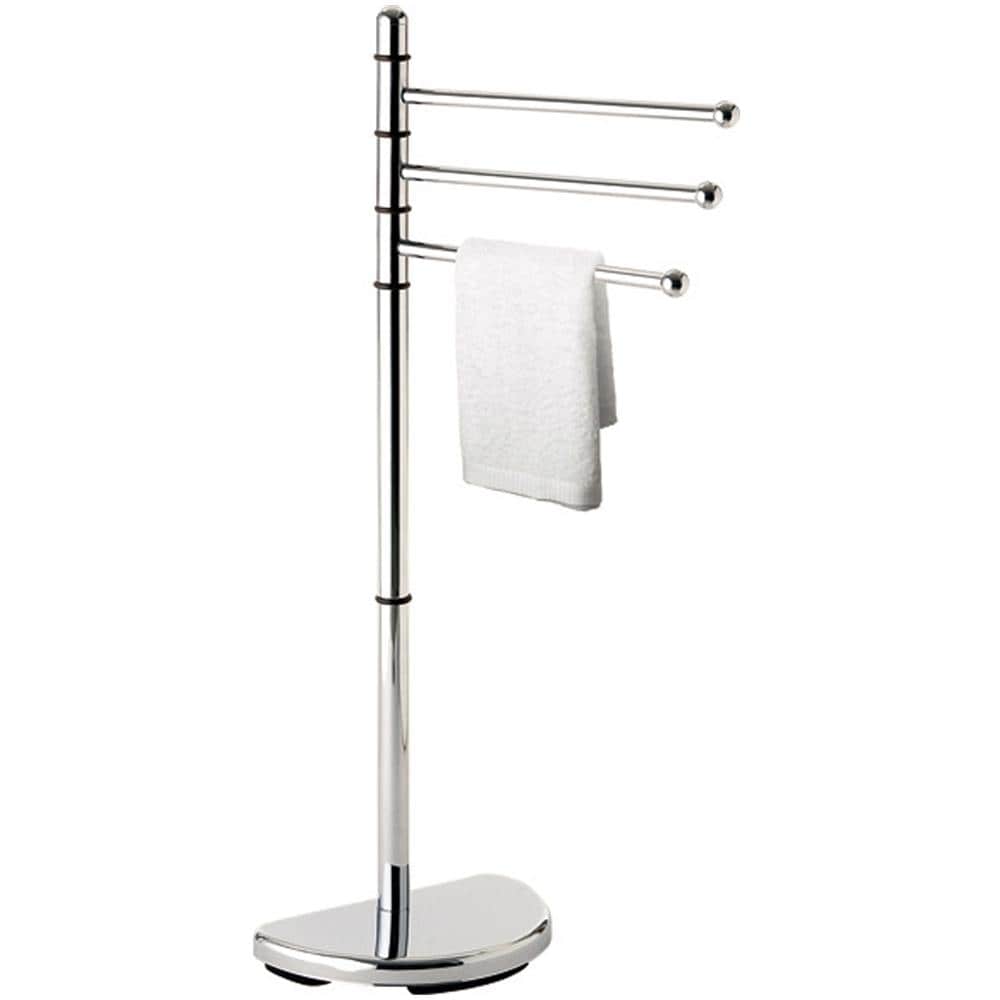 Piantana Portasalviette A 3 Bracci, Colore Cromo - Foto 1