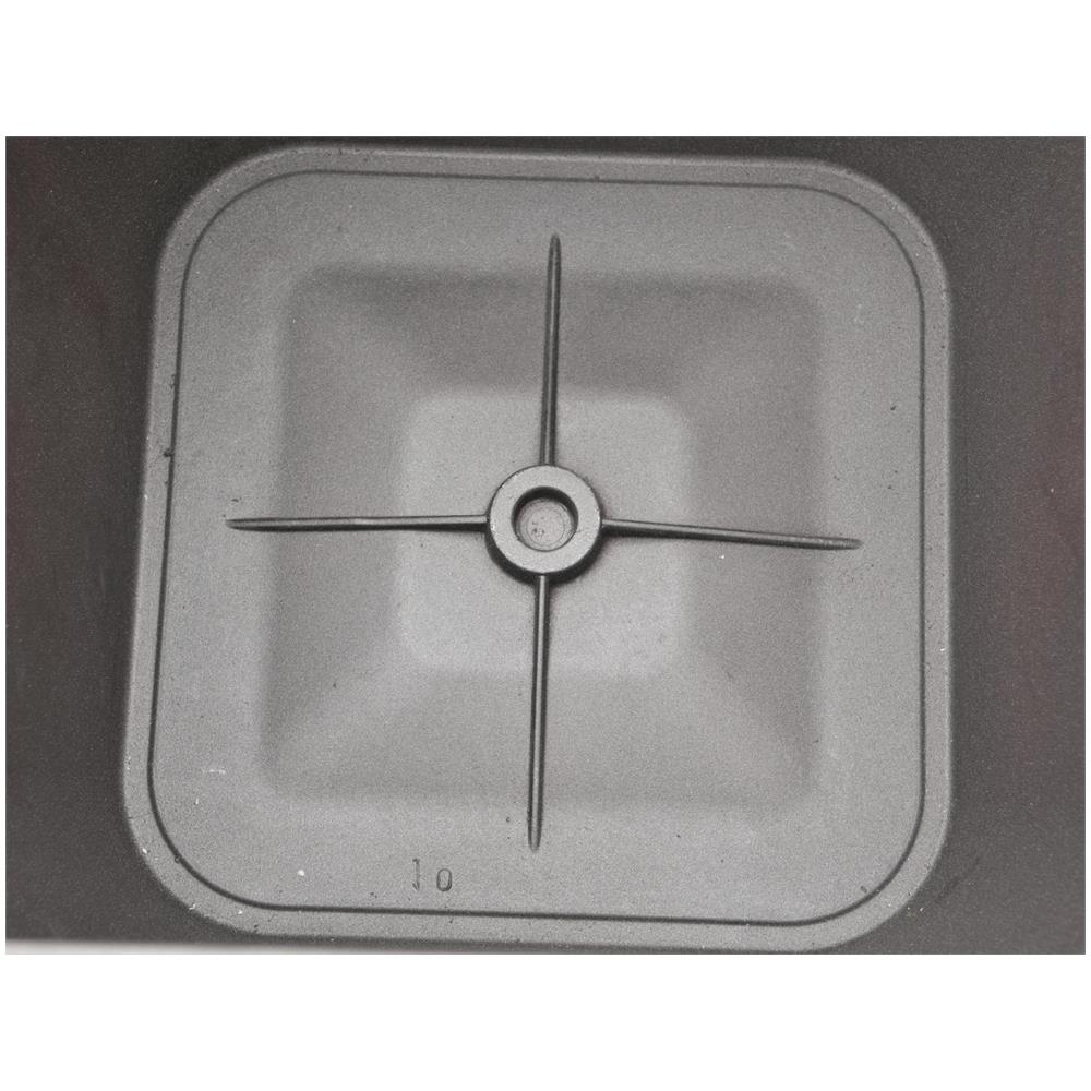 Vaso Cesto Fioriera LUNA-33, rettangolare, argento - Foto 1