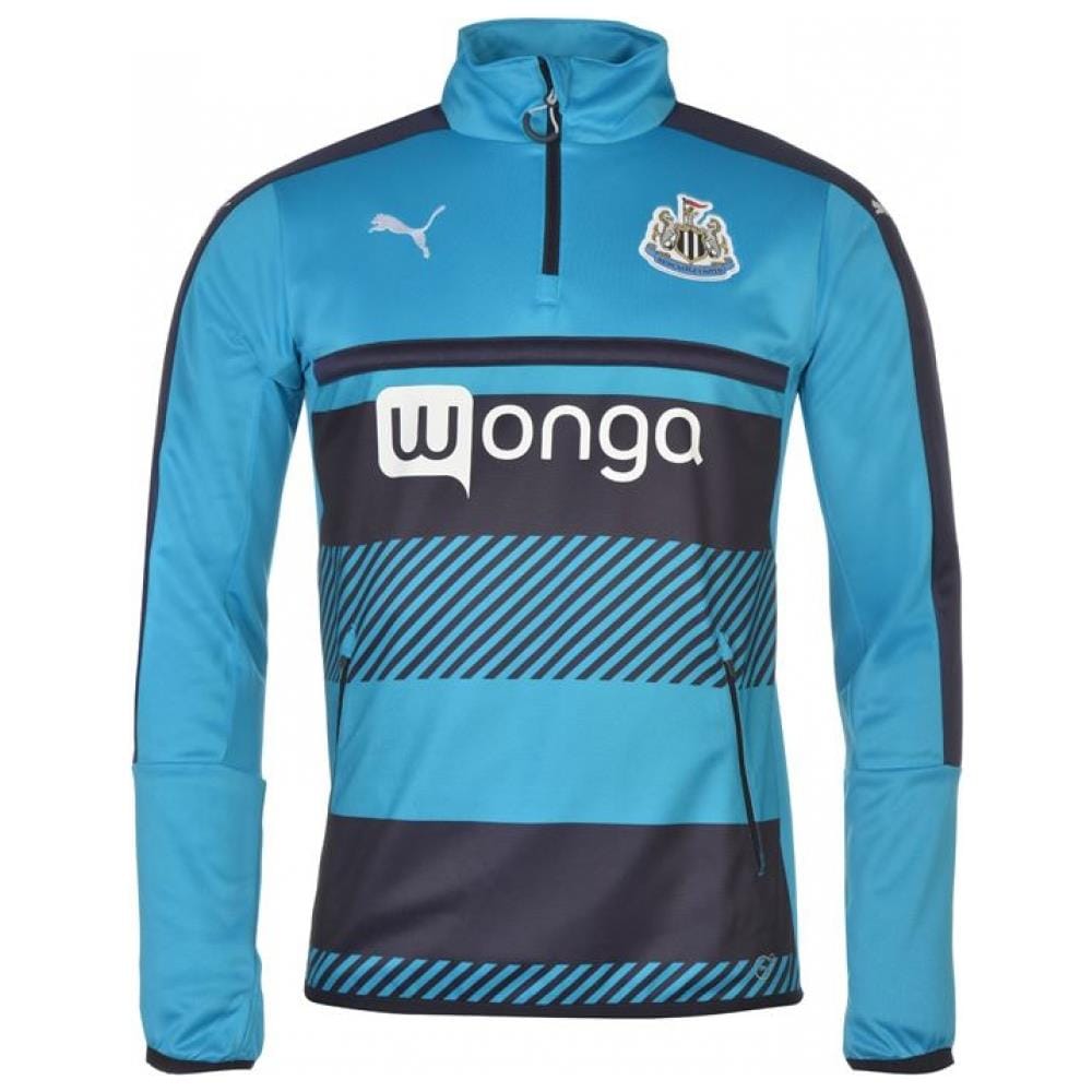 2016-2017 Newcastle Quarter Zip Training Top (new Navy) - Small Adulto - Foto 1