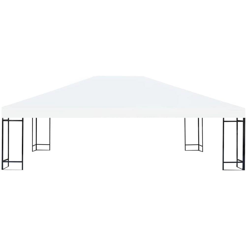 Copertura Superiore Per Gazebo 310 G / m² 4x3 M Bianco Crema - Foto 2