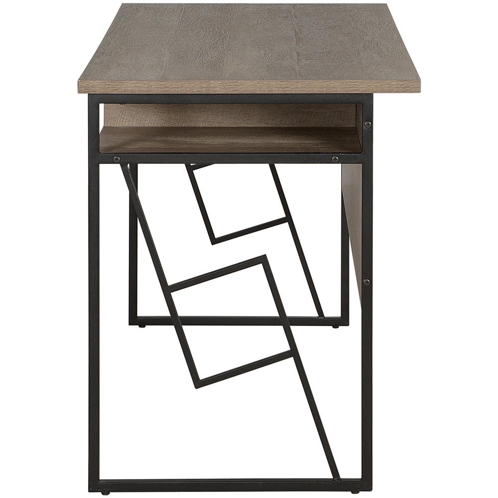 Scrivania Forres Marrone/ Nero 120 Cm 60 Cm - Foto 2