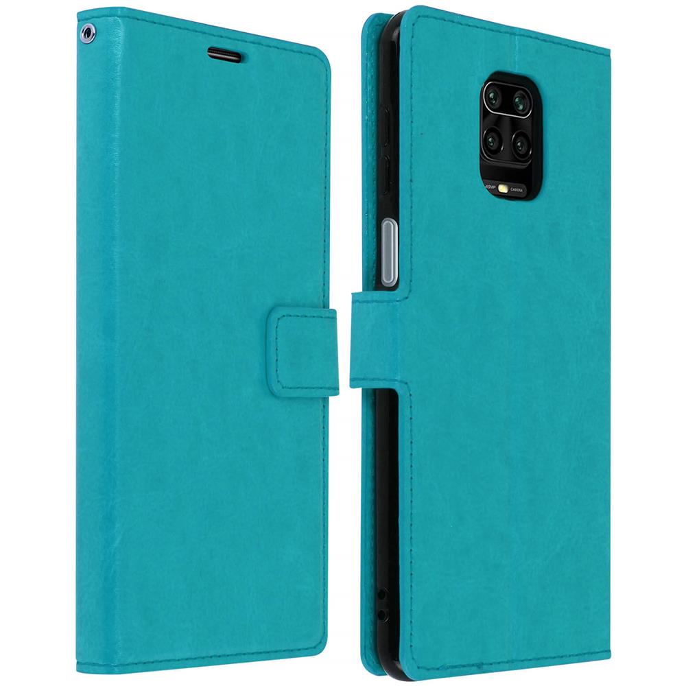 Custodia Xiaomi Redmi Note 9s /9 Pro /9 Pro Max Portacarte Supporto - Blu - Foto 1