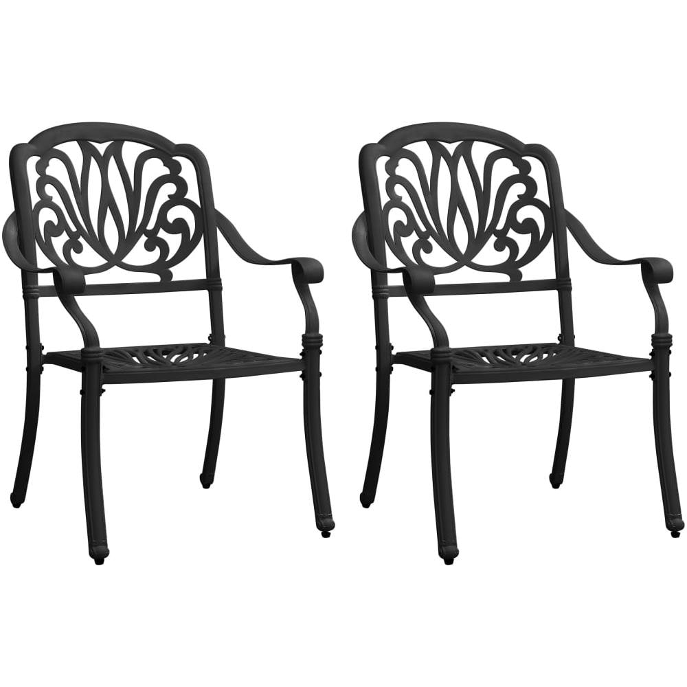 Set Da Bistrot 3 Pz In Alluminio Pressofuso Nero - Foto 3