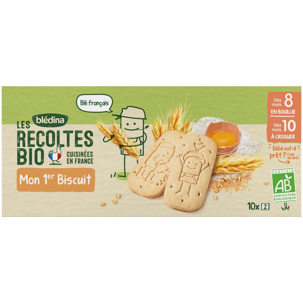 Biscuits Bébé Bio Dès 8/10 Mois - Foto 1