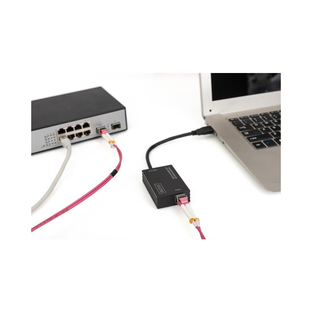 DN-3026 cavo di interfaccia e adattatore USB-A SFP Nero - Foto 2