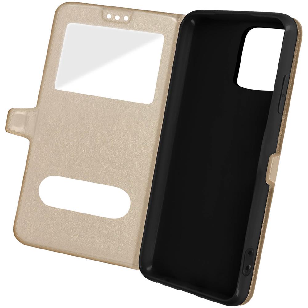 Custodia Iphone 13 Çini Doppia Finestra Supporto Video Oro - Foto 1