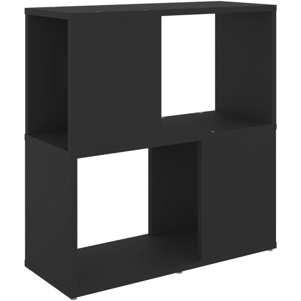 Libreria Nera 60x24x63 cm in Truciolato - Foto 2