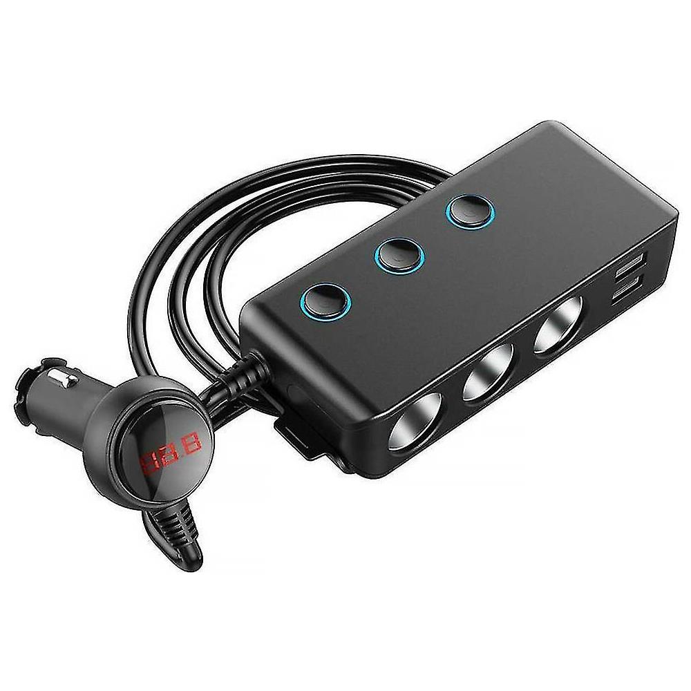 Elettronica per Auto Auto A Doppie Porte USB 2 Prese Sigaretta Presa per Sigaretta Presa per Sigaretta A Doppia Porta USB Distributore Splitter Elettronica per Automobili
