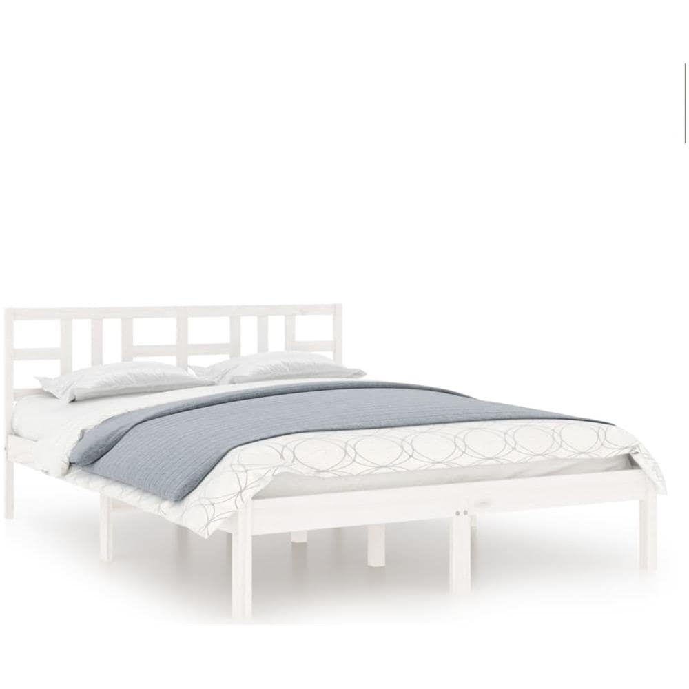 Giroletto Bianco in Legno Massello 150x200 cm King Size - Foto 2