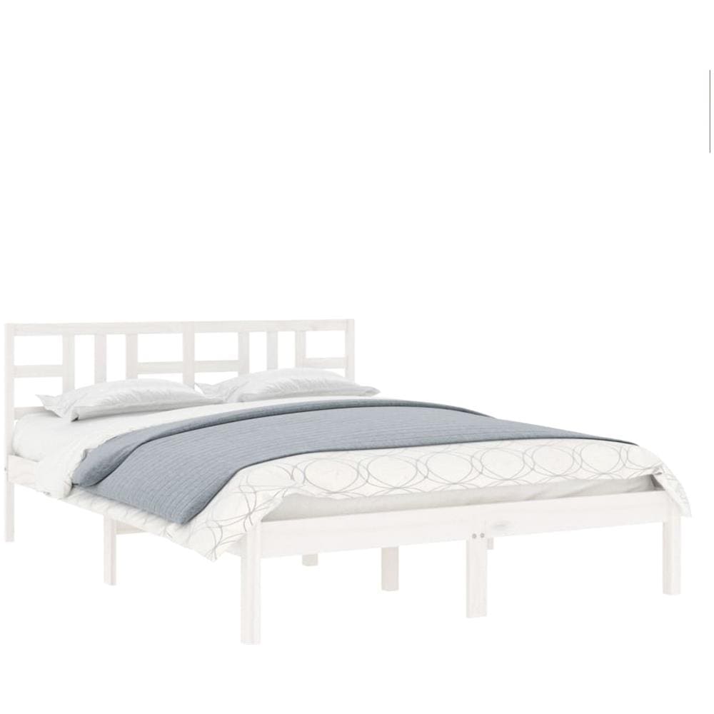 Giroletto Bianco in Legno Massello 150x200 cm King Size - Foto 3
