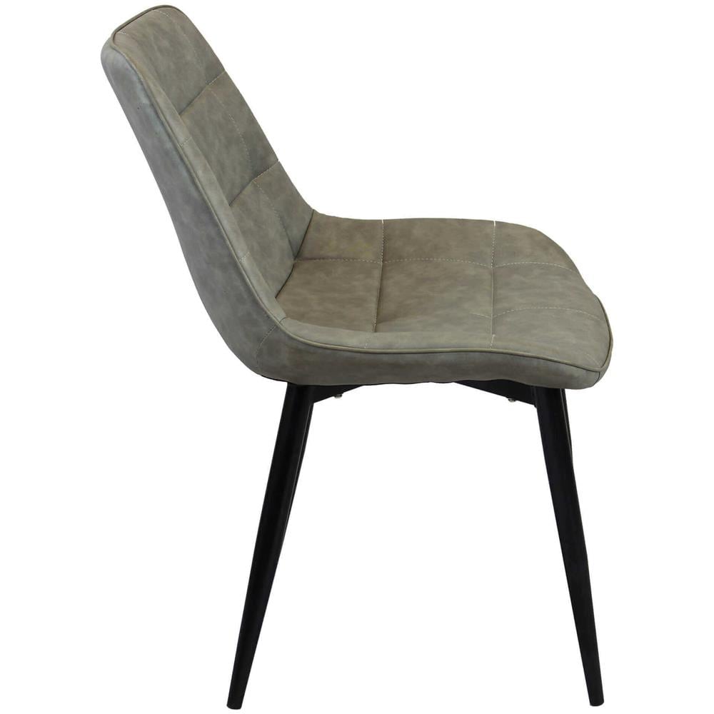 Winter - Poltrona Imbottita Per Sala Da Pranzo In Ecopelle - Foto 1