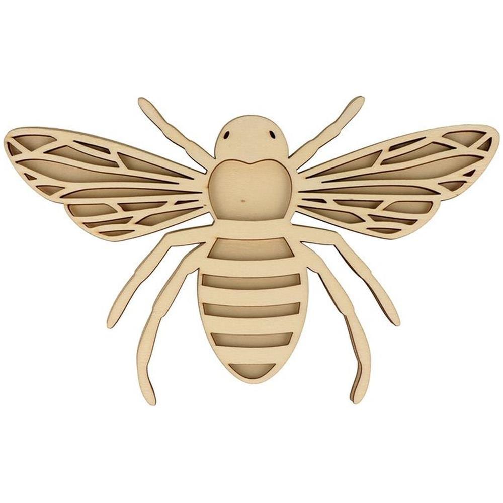 3 Kit Di Decorazioni In Legno Di Api - Foto 1