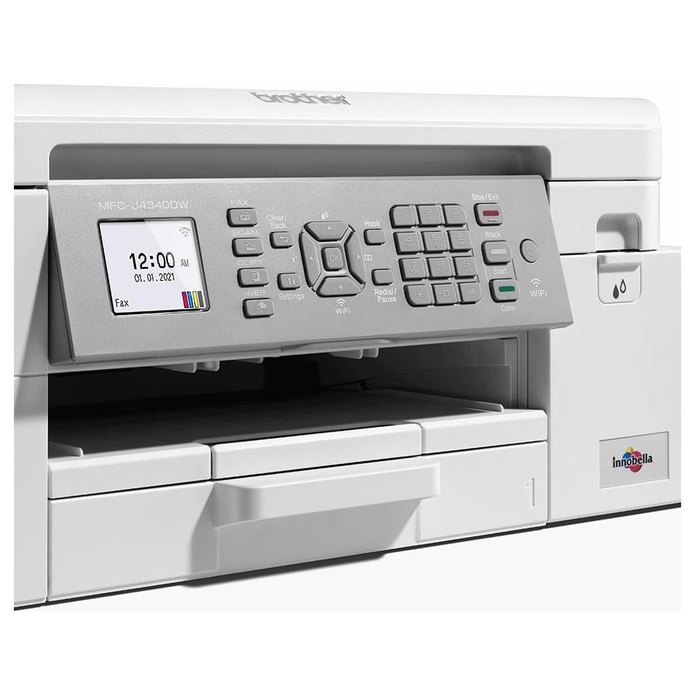 Stampante Multifunzione Inkjet MFC-J4340DWE Formato A4 Velocità Scanner / Fax a Colori Schermo LCD WI-Fi Colore Bianco - Foto 2
