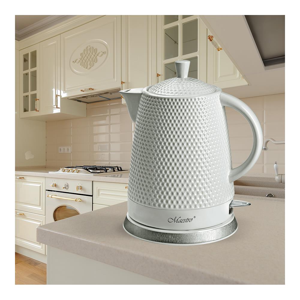 MR069 bollitore elettrico 1,5 L 1200 W Bianco - Foto 2