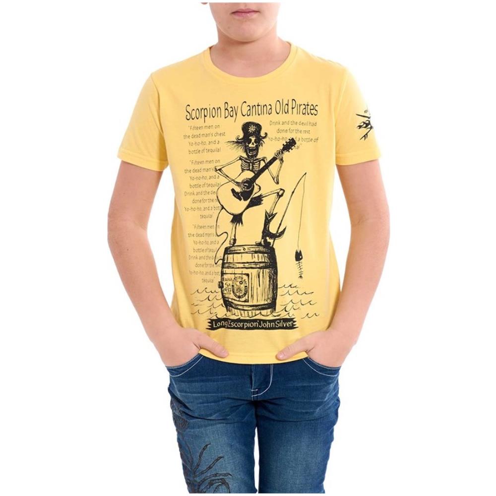 Maglietta Bambino Cantina Old Pirates M Giallo - Foto 1