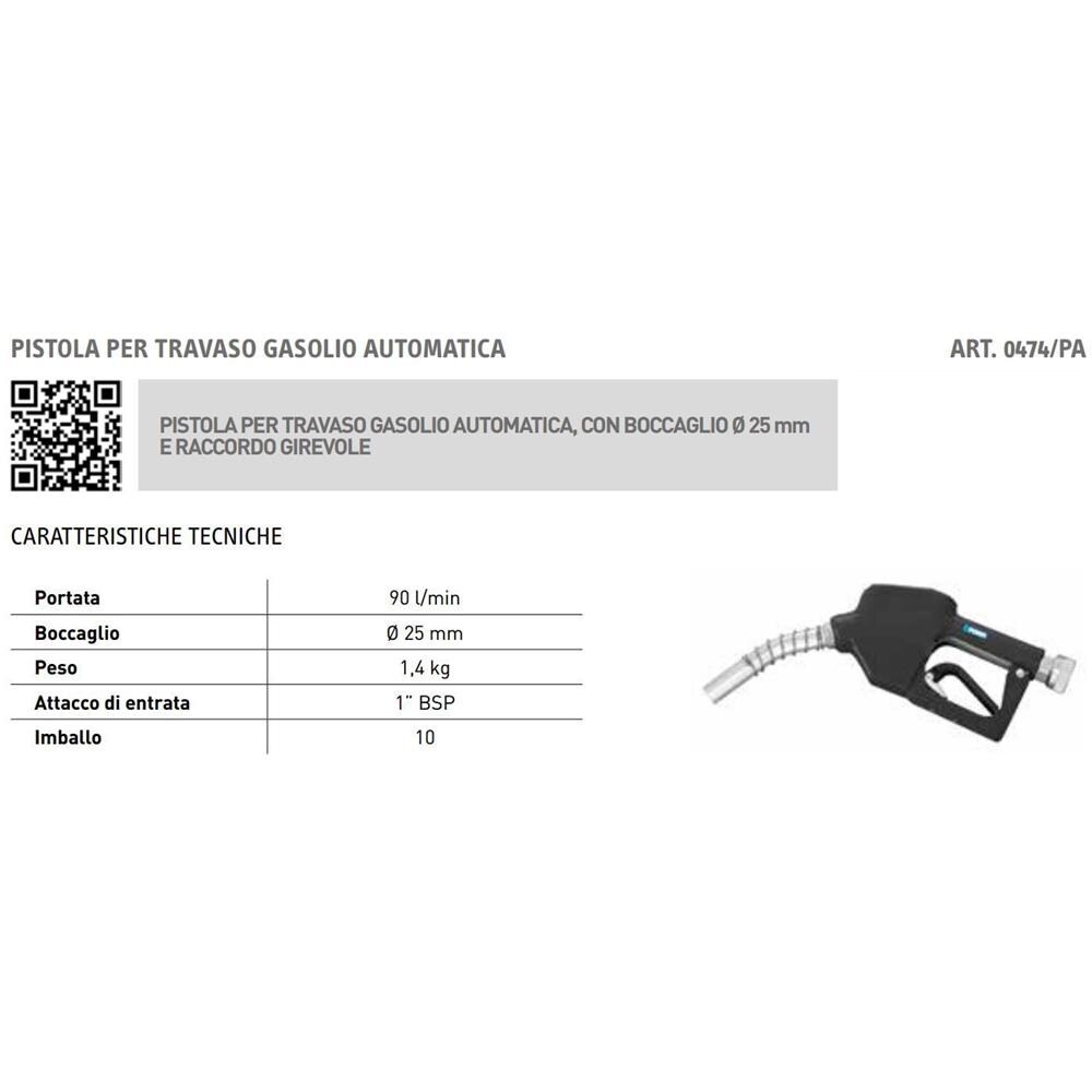 Pistola Travaso Gasolio Automatica - Foto 1