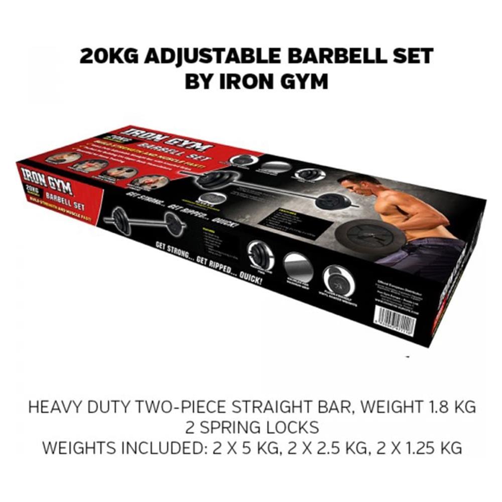 Set Di Bilancieri Regolabili Da Palestra 20 Kg Irg034 - Foto 5