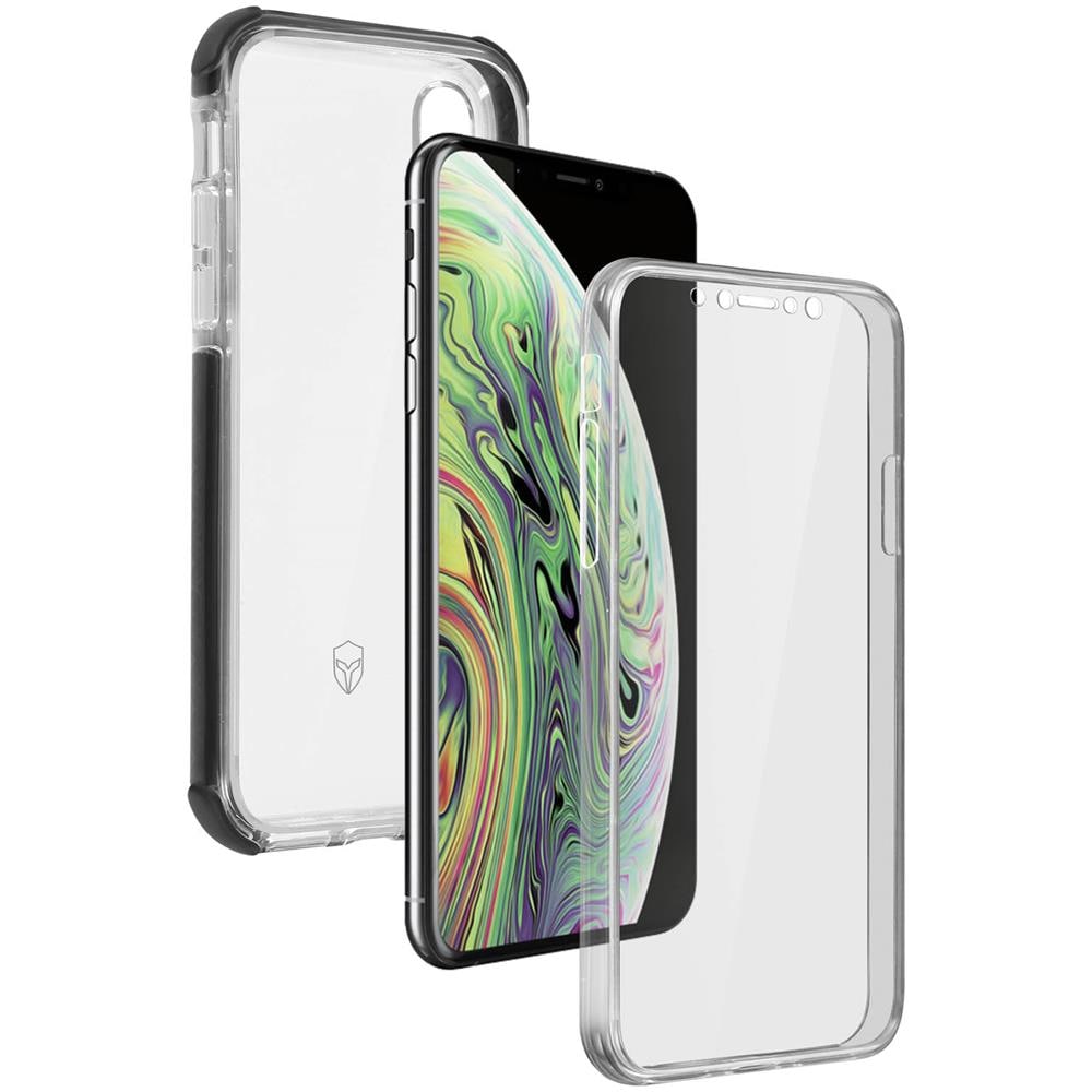 Cover Apple Iphone Xs Max Protezione 360° Silicone Urban Trasparente - Foto 2