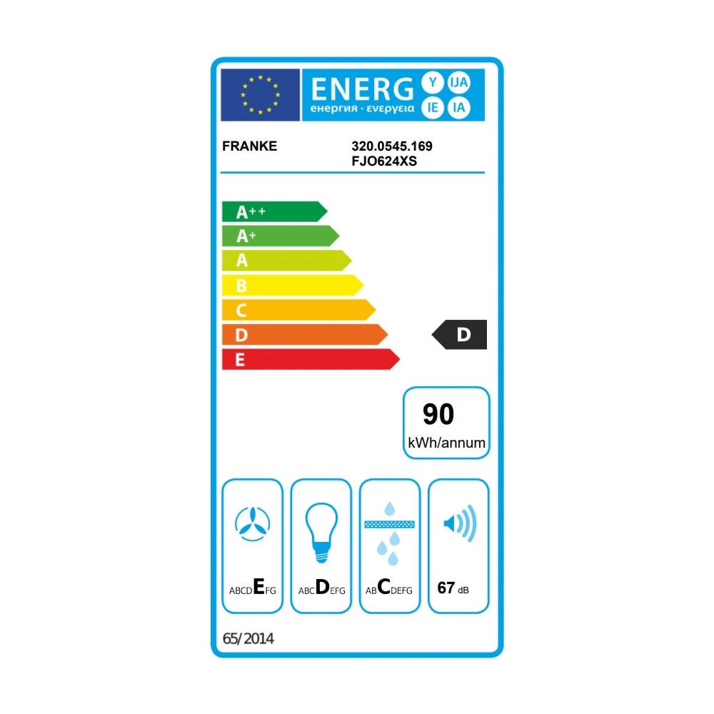 Cappa FJO624XS a Parete da 60 cm Aspirante Colore Inox - Foto 3