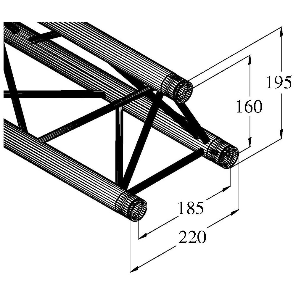 Decolock Dq3-200 3-way Cross Beam - Foto 3