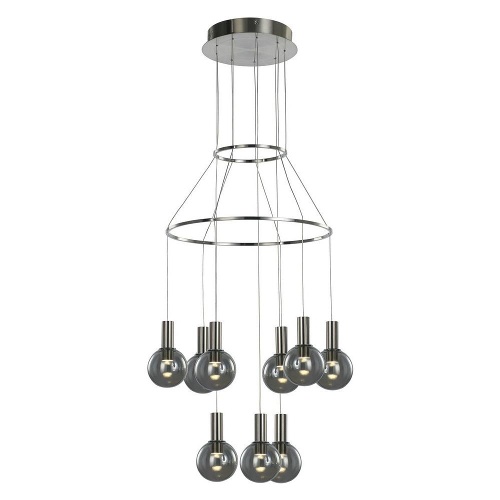 Lampadario Moderno A Sospensione A Led Satinato, Bianco Caldo 3000k 1890lm Dimmerabile - Foto 1
