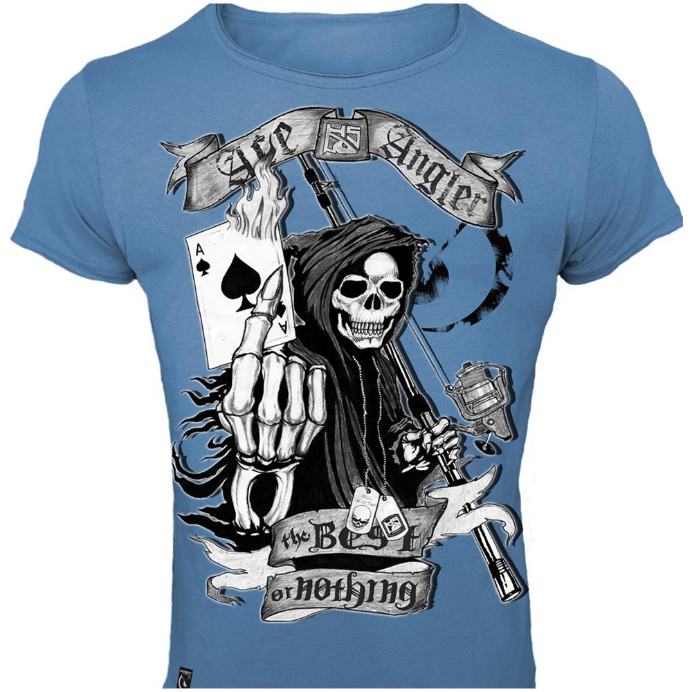 T-shirt Ace Angler L Blu - Foto 2