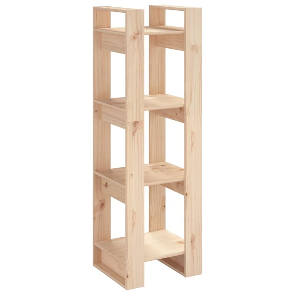 Libreria /divisorio 41x35x125 Cm In Legno Massello Di Pino - Foto 2