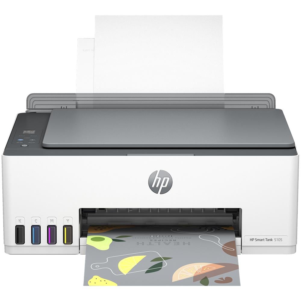 Smart Tank Stampante multifunzione 5105, Colore, Stampante per Abitazioni e piccoli uffici, Stampa, copia, scansione, wireless; Serbatoio stampante (tank) per grandi volumi di documenti; stampa da smartphone o tablet; Scansione su PDF - Foto 2