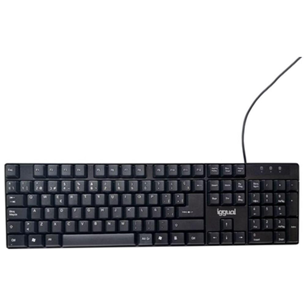 Tastiera USB 8435364317501  per Ufficio (Layout QWERTY) Colore Nero - Foto 1