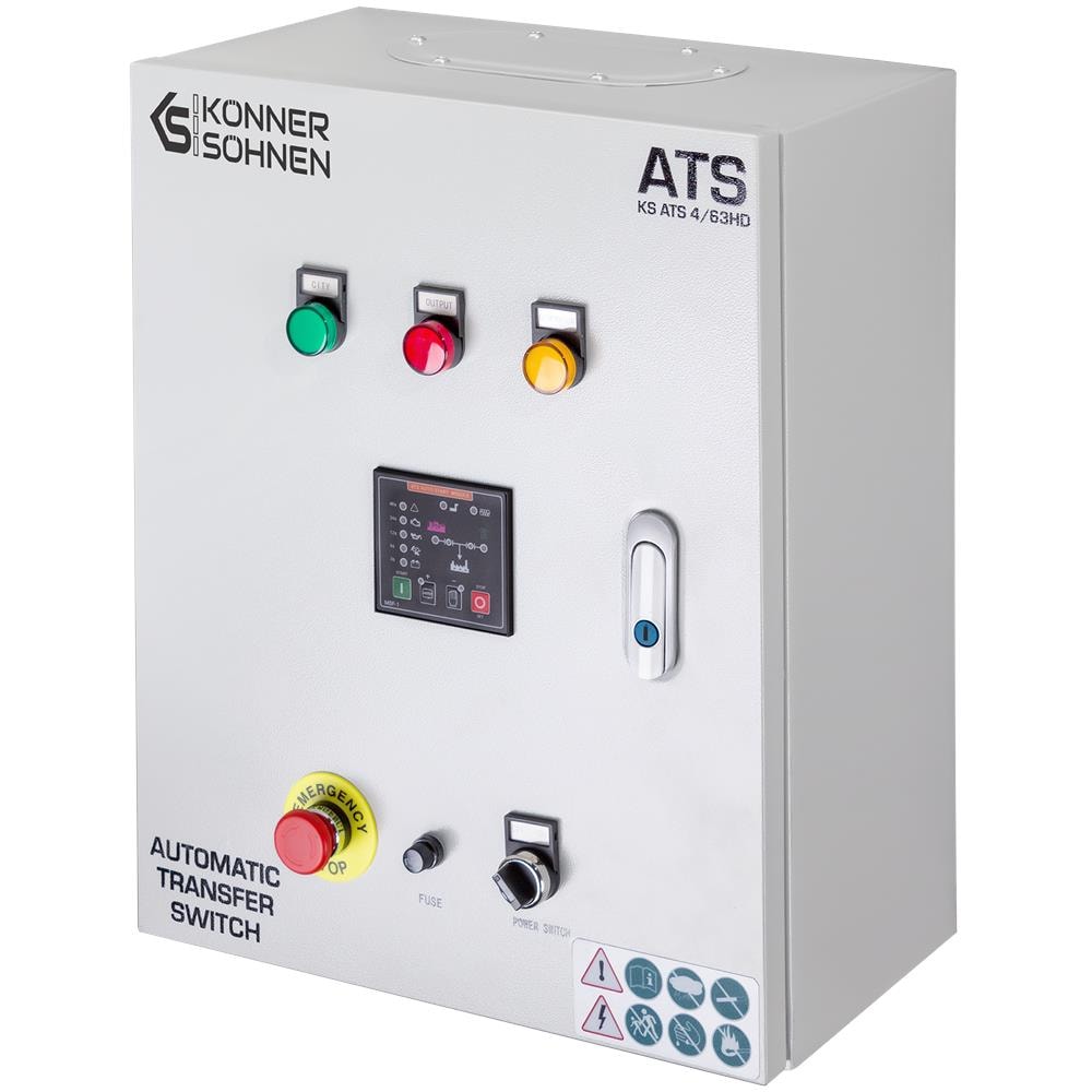 Interruttore di Trasferimento Automatico KS ATS 4/63HD Tensione della batteria 12 V CC Ambiente di lavoro da -10°C a +55°C; umidità: ?60% - Foto 1