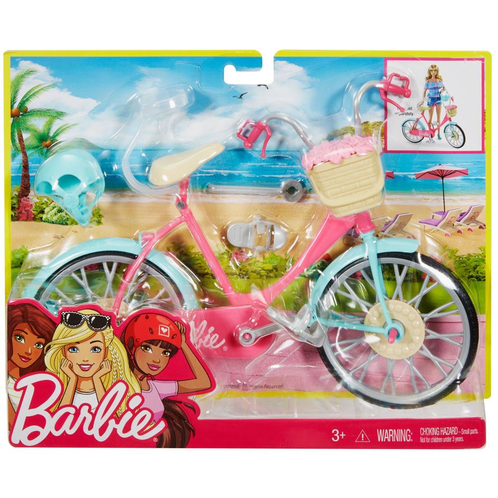 Bicicletta di Barbie con Casco e Accessori DVX55 - Foto 2