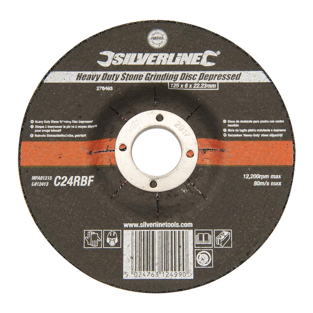 276483 Mola Da Taglio Pietra Resistente E Depresso 125 X 6 X 22.23 Mm - Foto 1