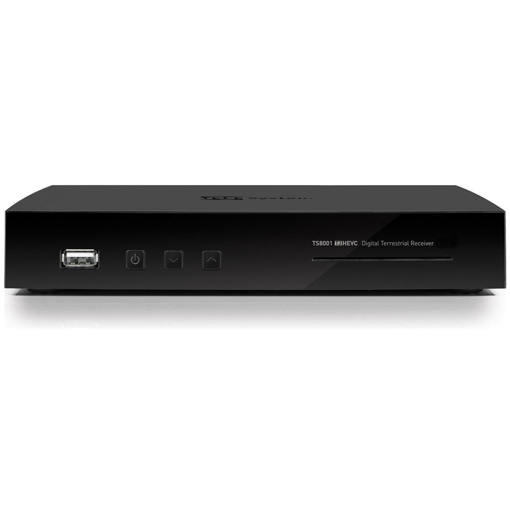 TS8001 T2HEVC Set-Top Box TV Terrestre Full HD Nero - Foto 2
