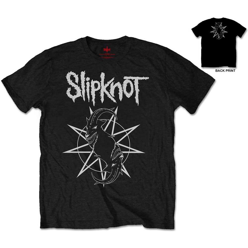 Slipknot - Goat Star Logo With Back Printing (T-Shirt Unisex Tg. 2XL)  - Foto 1