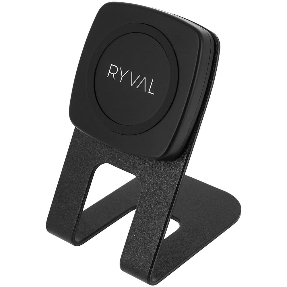 Caricabatterie Wireless A Induzione Per Smartphone Con Funzione Di Supporto In Metallo, Nero - Foto 1