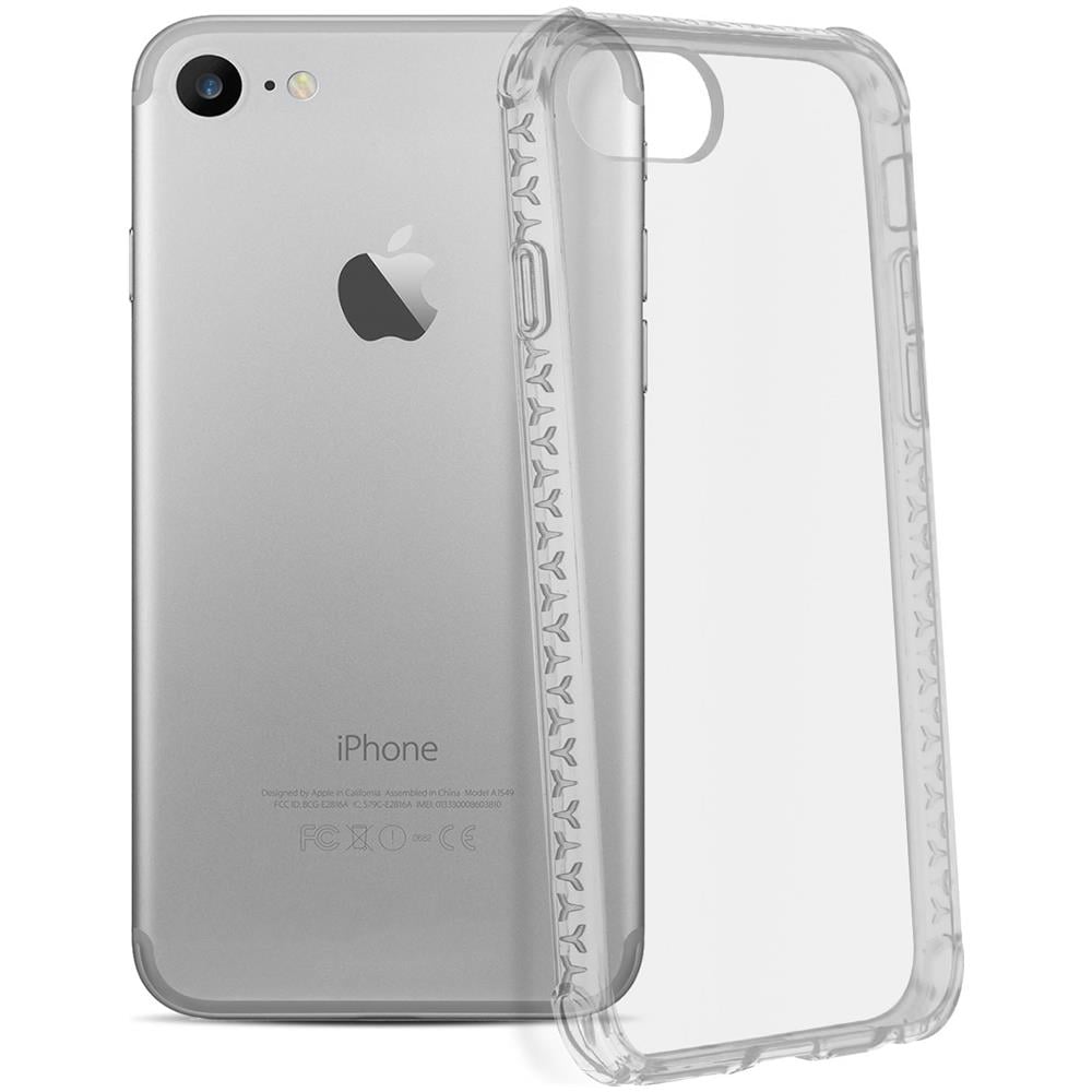 Cover Iphone 6 / 6s Rinforzata Silicone Gel Antishock Air Trasparente - Foto 2