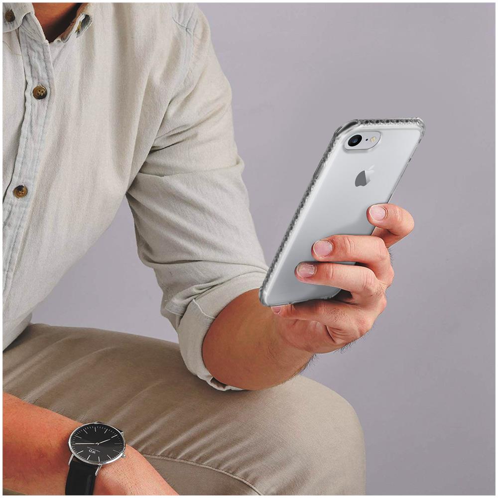 Cover Iphone 6 / 6s Rinforzata Silicone Gel Antishock Air Trasparente - Foto 5