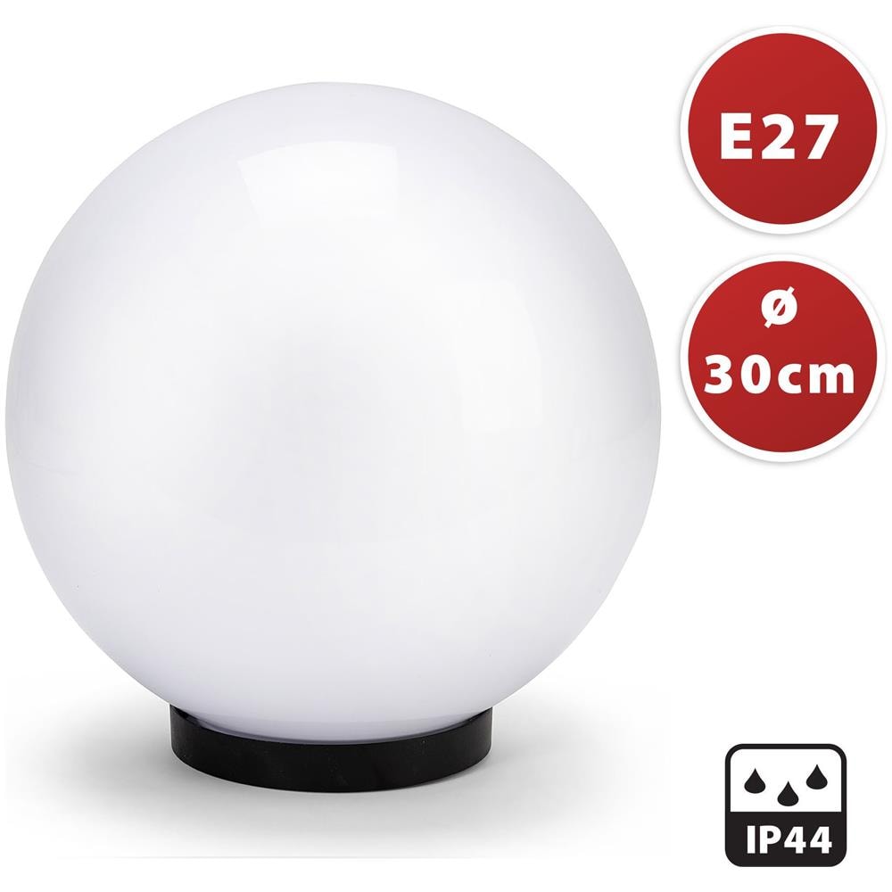 Apolux: Sfera Per Esterno In Pmma, 300mm, Attacco E27, Bianco - Foto 6