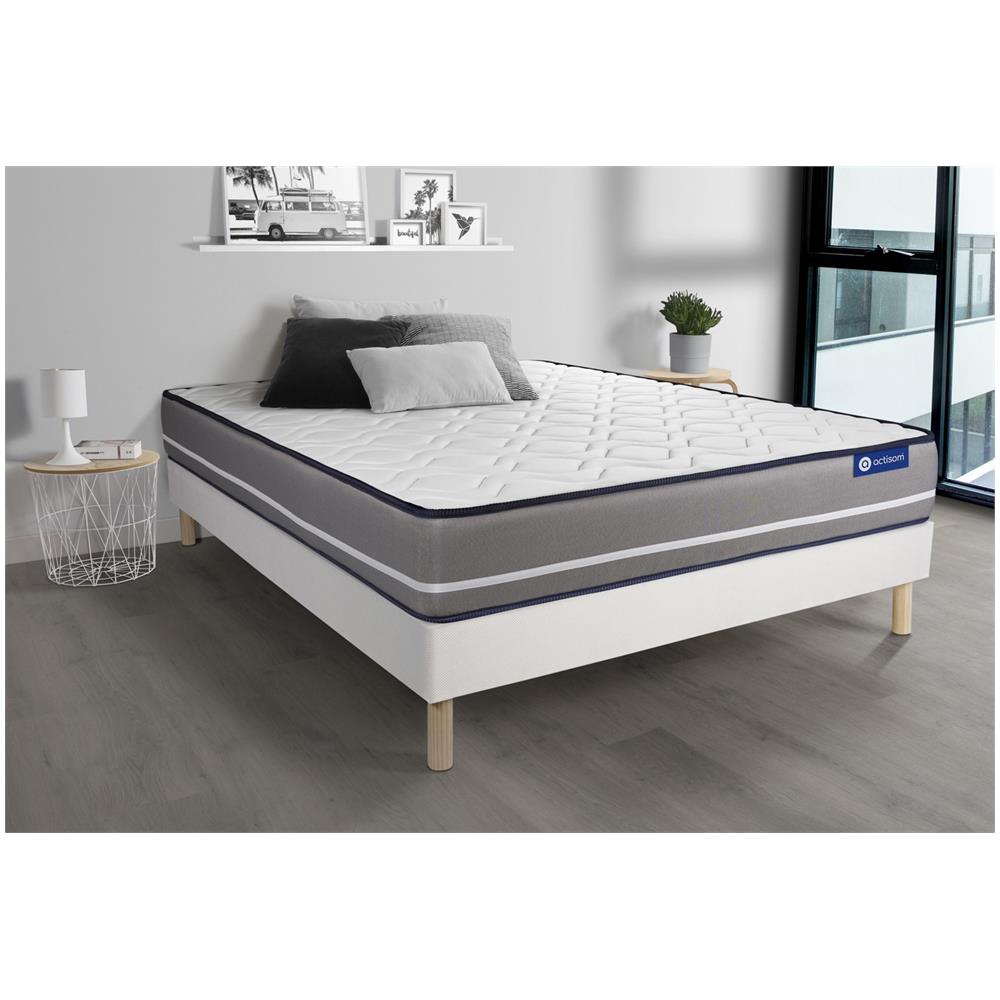 Kit Rete E Materasso Matrimoniale Actilatex Pur 140x210cm - Spessore : 20cm - Lattice E Memory Foam - Rigido - Foto 2