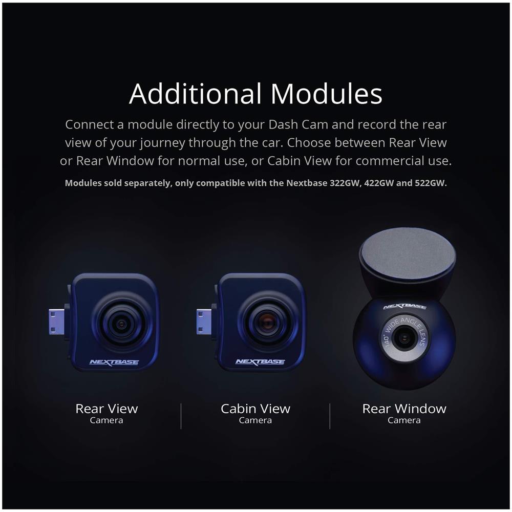 Nextbase Nbdvr322gw 322gw Serie 2 Cruscotto Dvr Del Precipitare Della Camma 1080p Hd Video - Foto 3