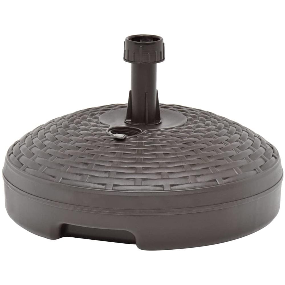 Base Ombrellone Riempibile Sabbia / Acqua 20 L Marrone Plastica - Foto 1